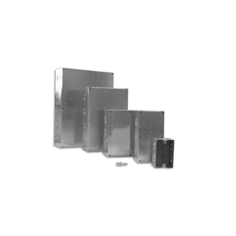 GENERICO - CAJA UNIVERSAL CON KNOCK OUT ESTAMPADO GALVANIZADO A01 100X65X65 MJM