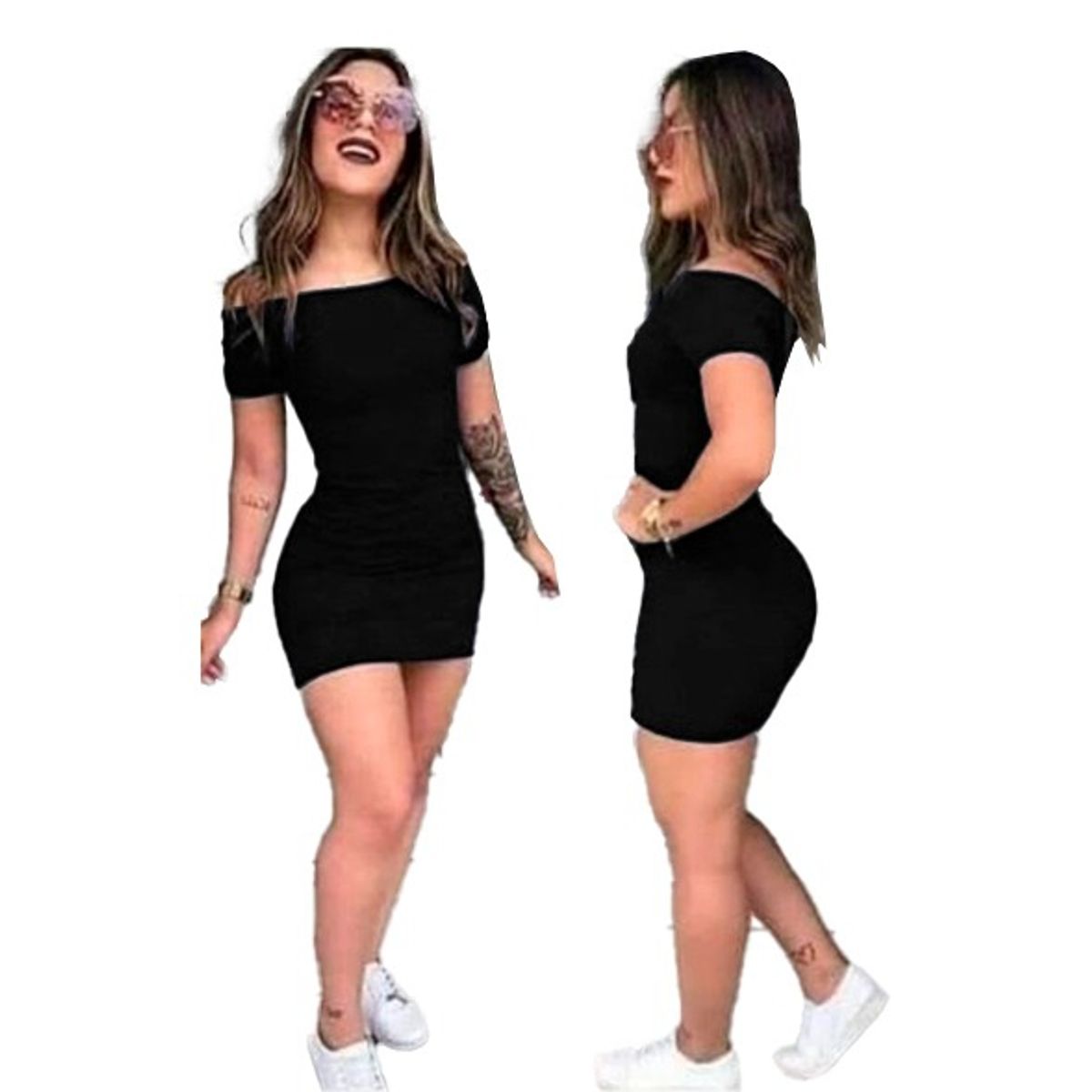GENERICO - VESTIDO AJUSTADO CORTO JUVENIL CASUAL PRIMAVERA VERANO V015