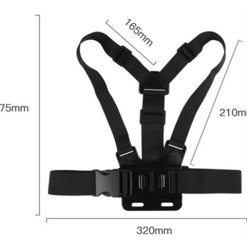 GENERICO - PECHERA PARA CÁMARA DEPORTIVA GOPRO