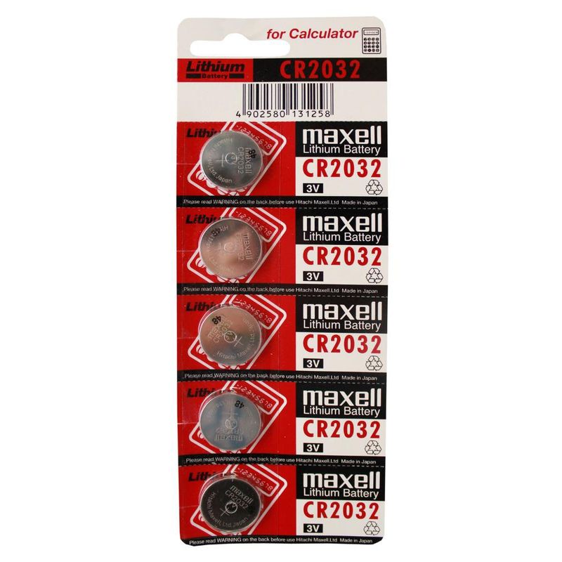 MAXELL - Blister 5 Pilas Litio Maxell CR2032