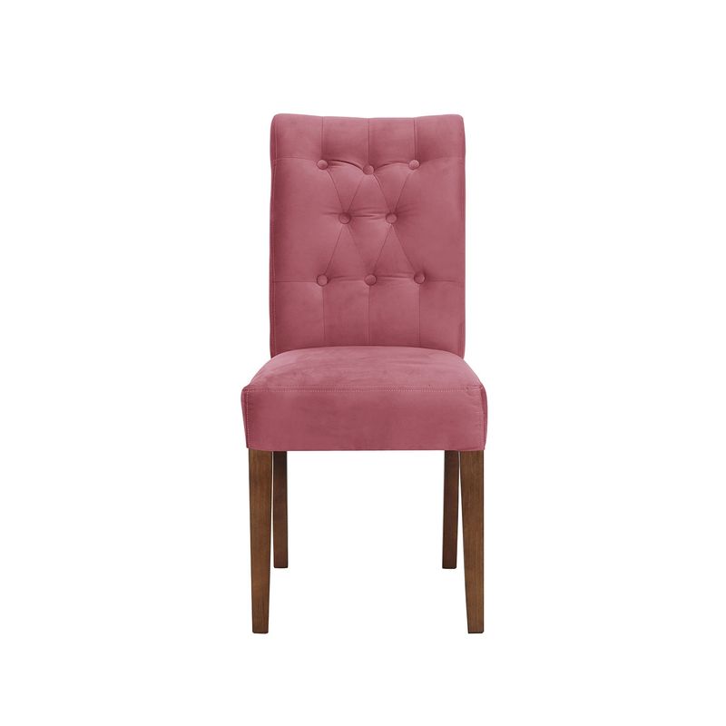 LATAM HOME - SILLA OVIEDO TELA VELVET PALO ROSA
