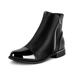 WEIDE - Botin Negro Casual Mujer ZS50