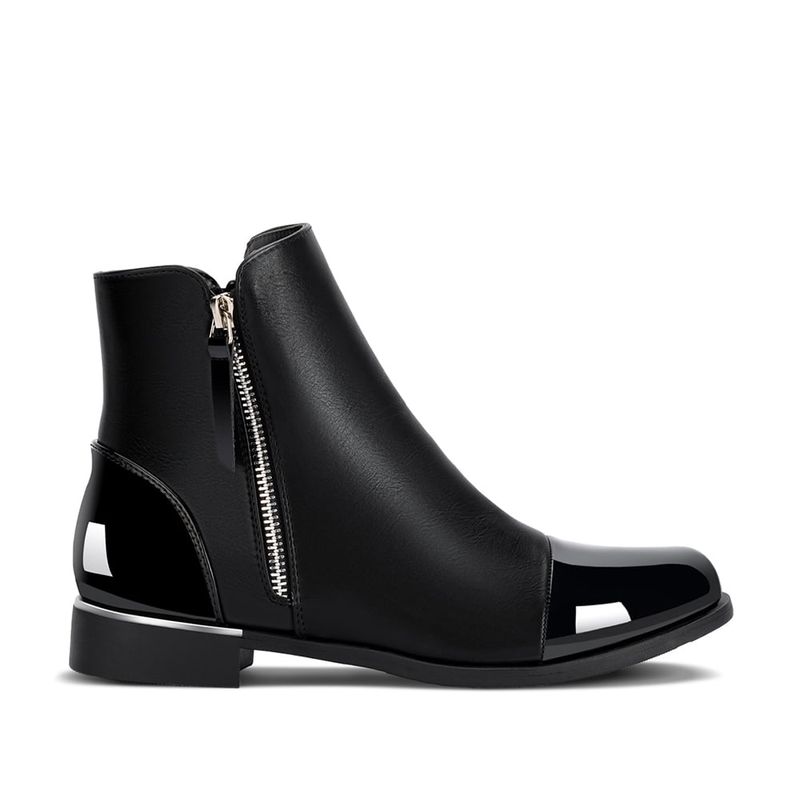 WEIDE - Botin Negro Casual Mujer Weide ZS50