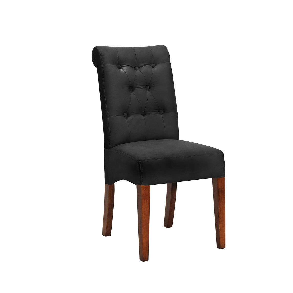LATAM HOME - SILLA OVIEDO TELA VELVET NEGRO