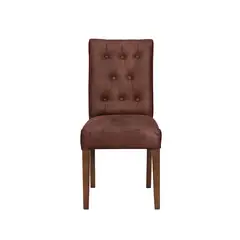 LATAM HOME - SILLA OVIEDO CUERO KENTUCKY CAFE MORO