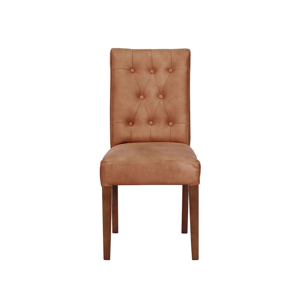 LATAM HOME - SILLA OVIEDO CUERO KENTUCKY CAFE CLARO