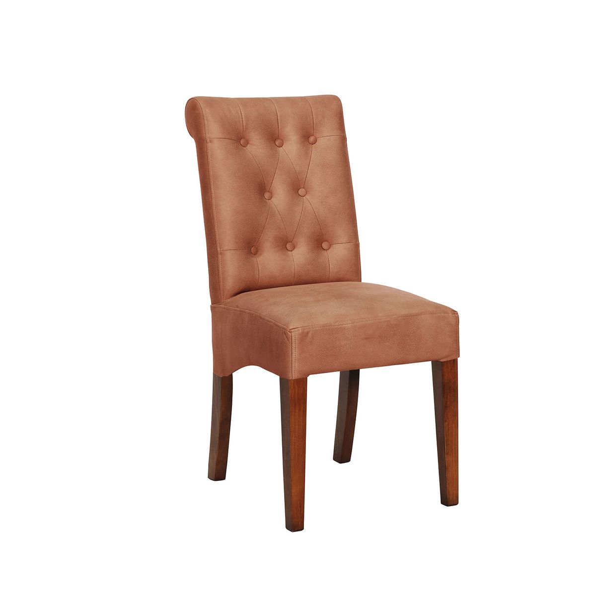 LATAM HOME - SILLA OVIEDO CUERO KENTUCKY CAFE CLARO