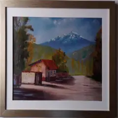 ARIVLE - Cuadro reproducción lámina en canvas paisaje montañas