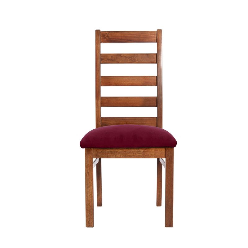 LATAM HOME - SILLA BURGOS TELA VELVET BURDEO