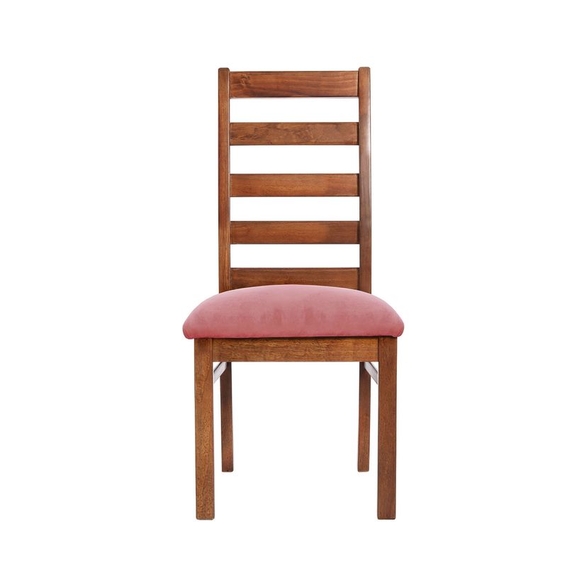 LATAM HOME - SILLA BURGOS TELA VELVET PALO ROSA