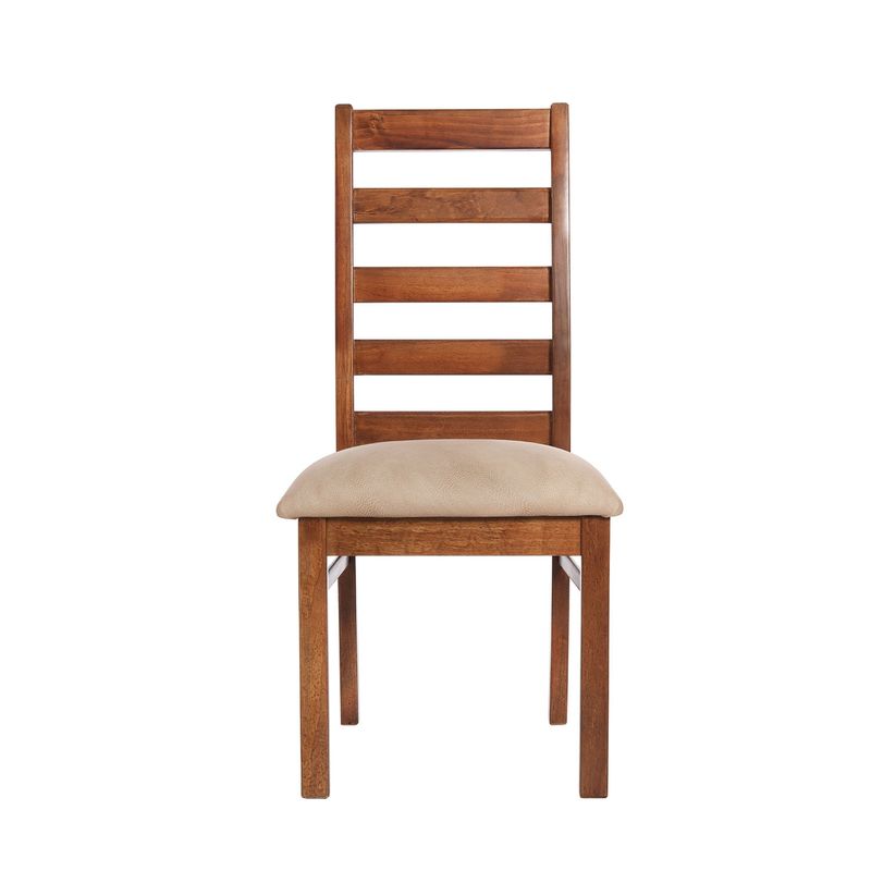 LATAM HOME - SILLA BURGOS CUERO KENTUCKY BEIGE