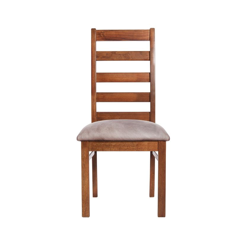 LATAM HOME - SILLA BURGOS CUERO KENTUCKY GRIS