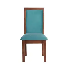 LATAM HOME - Silla Comedor Tela Velvet Turquesa