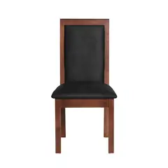 LATAM HOME - SILLA GIRONA CUERO KENTUCKY NEGRO