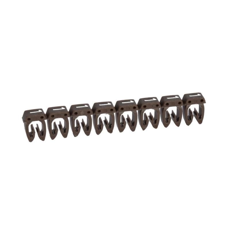 GENERICO - MARCA CABLE 15-25MM CAFE 38221 X TIRA 30 UNIDADES Legrand