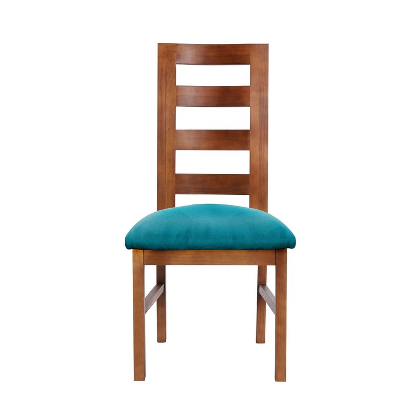 LATAM HOME - SILLA GRANADA TELA VELVET TURQUESA