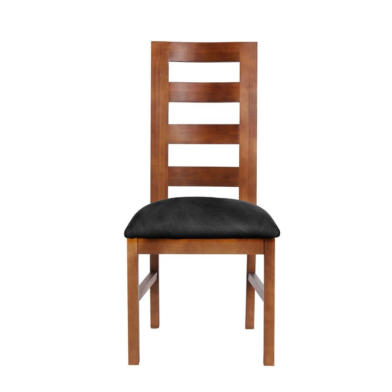 LATAM HOME - SILLA GRANADA CUERO KENTUCKY NEGRO