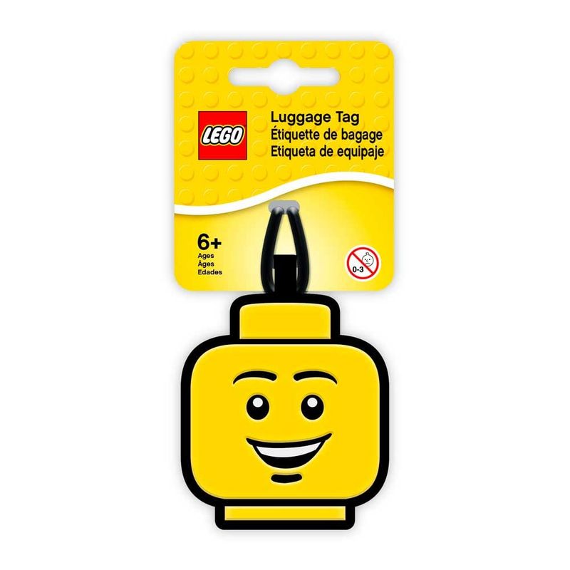 GENERICO - ETIQUETA DE BOLSA LEGO ICONIC BAG TAG BOY FACE