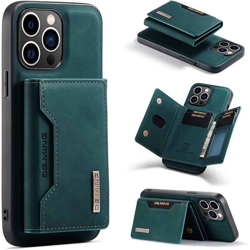 AORISSE - Carcasa Tarjetero iPhone 14 Pro Max - Verde