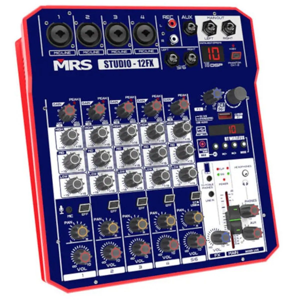 MRS - Mixer Mezclador de Estudio MRS Studio 12FX