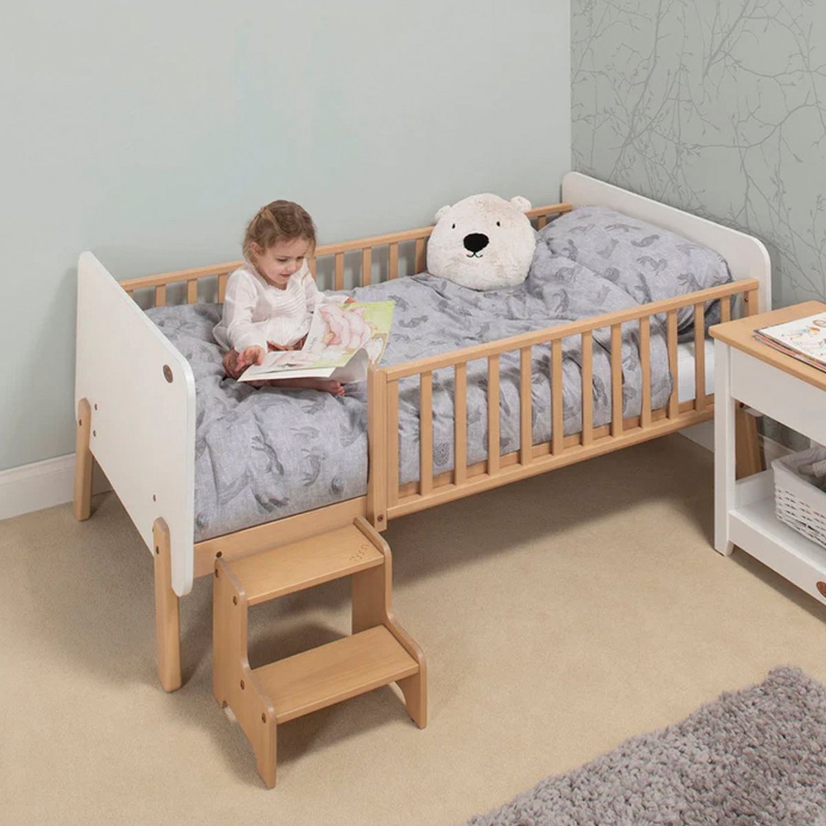 FORM DESIGN - Cama Infantil Colomba Natura/Blanco Form