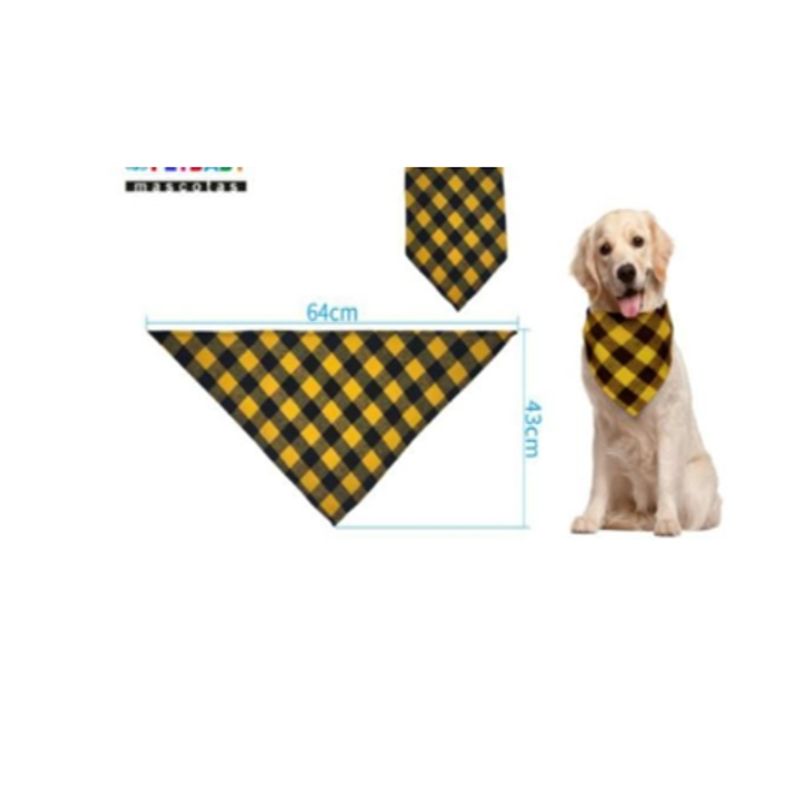 GENERICO - Toalla De Saliva Para Mascotas Perros 64x43cm Amarillo