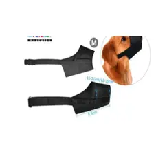 GENERICO - Bozal Para Perros Cuidado Talla M Negro