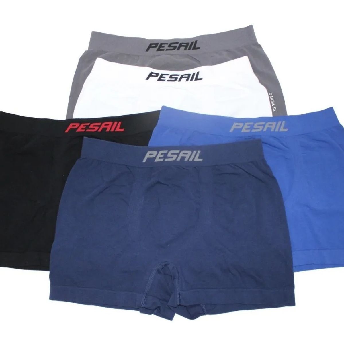 GARSIL - 12 Boxer De Algodon Para Hombre - Sin Costuras.