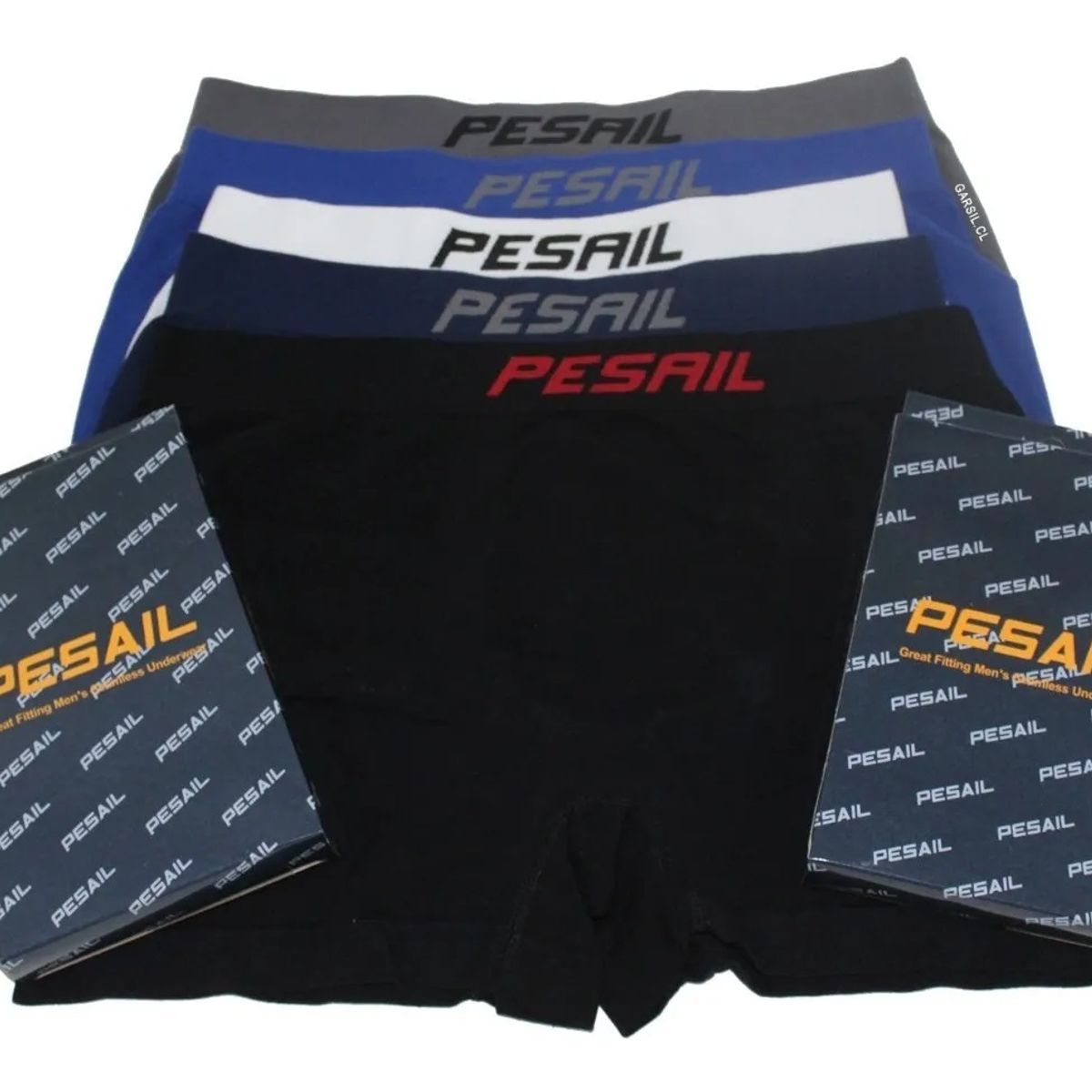 GARSIL - 12 Boxer De Algodon Para Hombre - Sin Costuras.