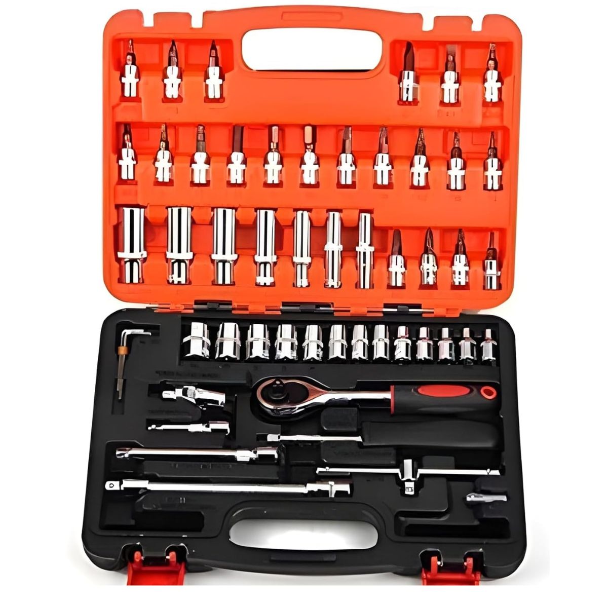 GENERICO - Llave Inglesa con 53 juegos de dados