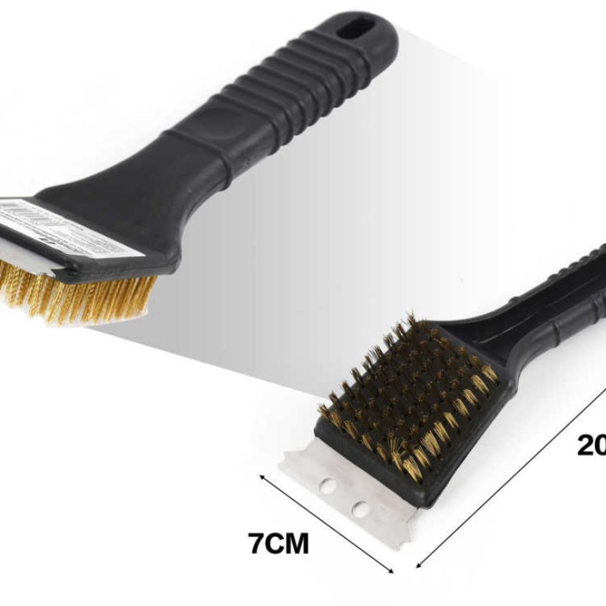 OEM - Cepillo Limpiador Raspador Para Parrillas Barbacoa