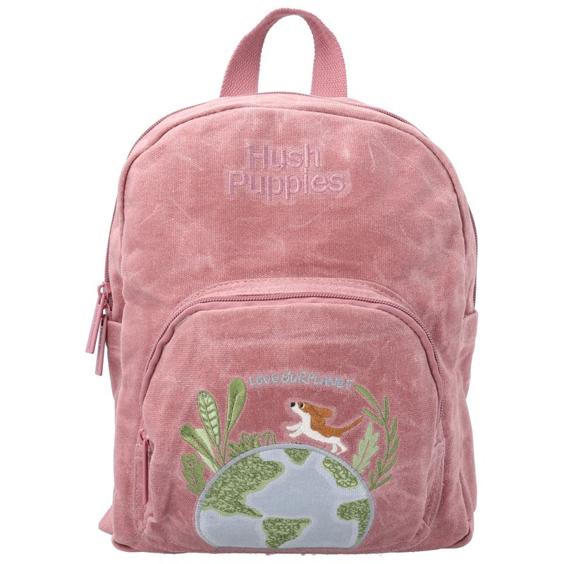 HUSH PUPPIES - Mochila Niña World Backpack Rosado HUSH PUPPIES