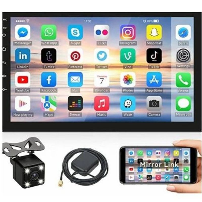 U BUY - Radio Android 101 Gps Mirror Link Wifi Usb 2 Din 9 Pulgadas