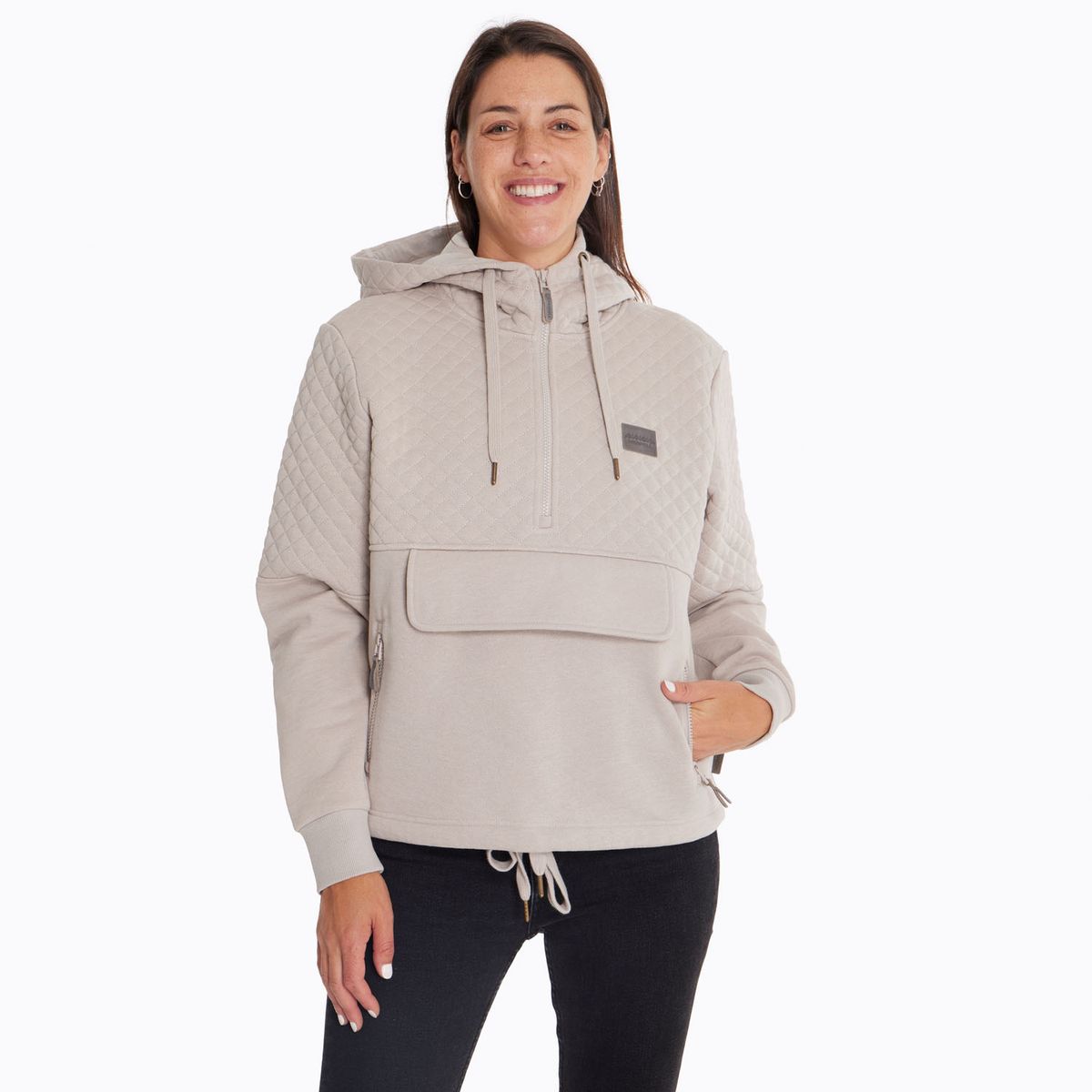 MERRELL - Polerón Mujer Spencer Sweatshirt Beige MERRELL
