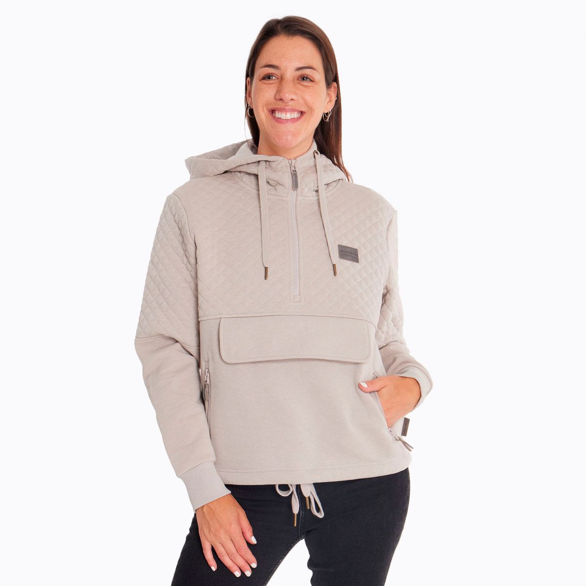 MERRELL - Polerón Mujer Spencer Sweatshirt Beige MERRELL