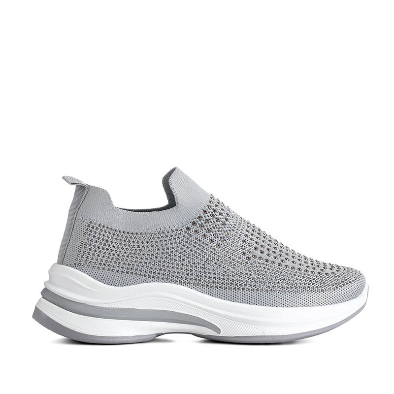 WEIDE - Zapatilla Gris Casual Mujer Weide TFA197