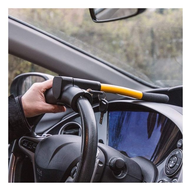 GENERICO - Cerradura Tipo T Universal para Volante de Automóvil