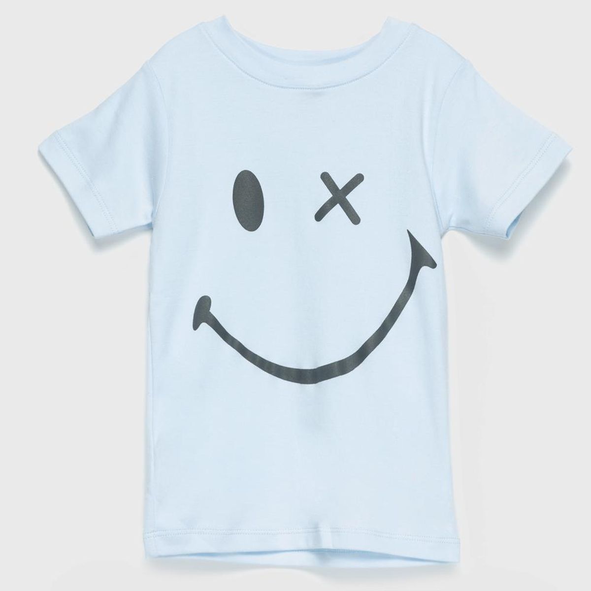 COYOTE KIDS - Polera celeste smile algodón peruano - Celeste