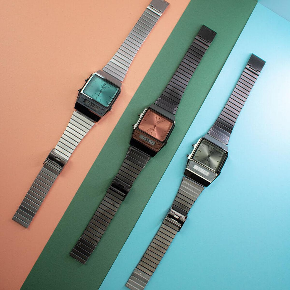 CASIO - Reloj Casio Digital-Análogo Unisex AQ-800ECGG-3A