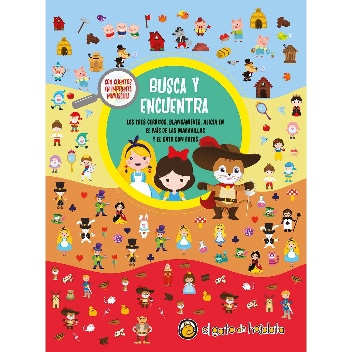 EDITORIAL GUADAL - Libro Busca Y Encuentra- Los Tres Cerditos, Blancanieves