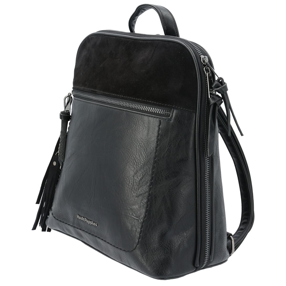 HUSH PUPPIES - Mochila Mujer Luana Back Negro HUSH PUPPIES