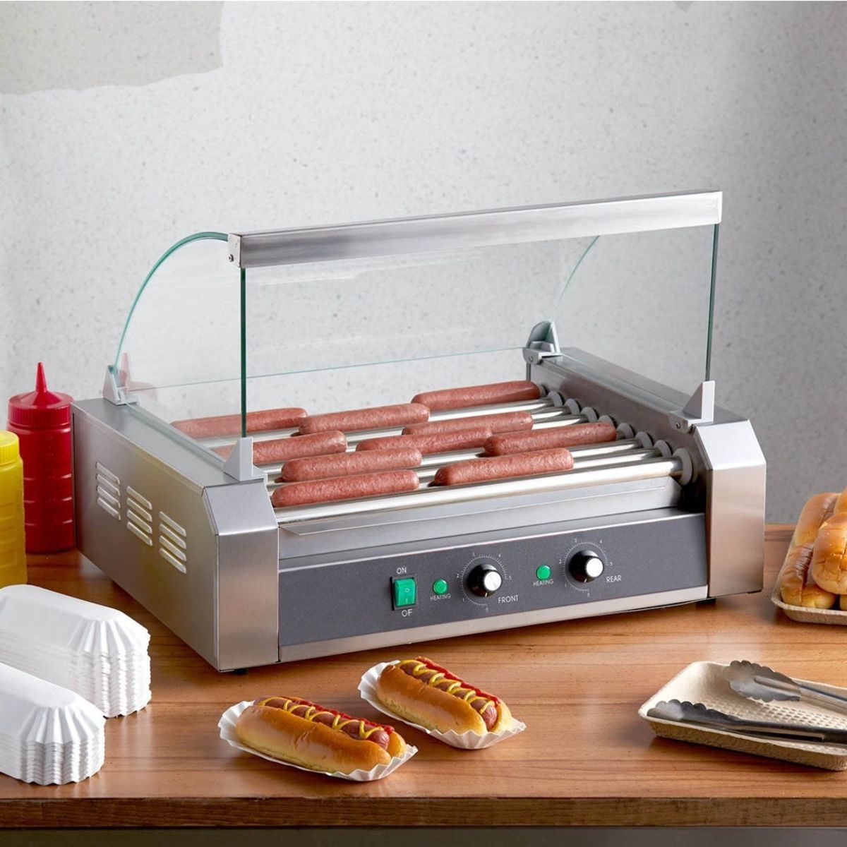 IMAHE - ROTIZADOR DE VIENESAS CZ-7 CON CUPULA VOLTER IMAHE