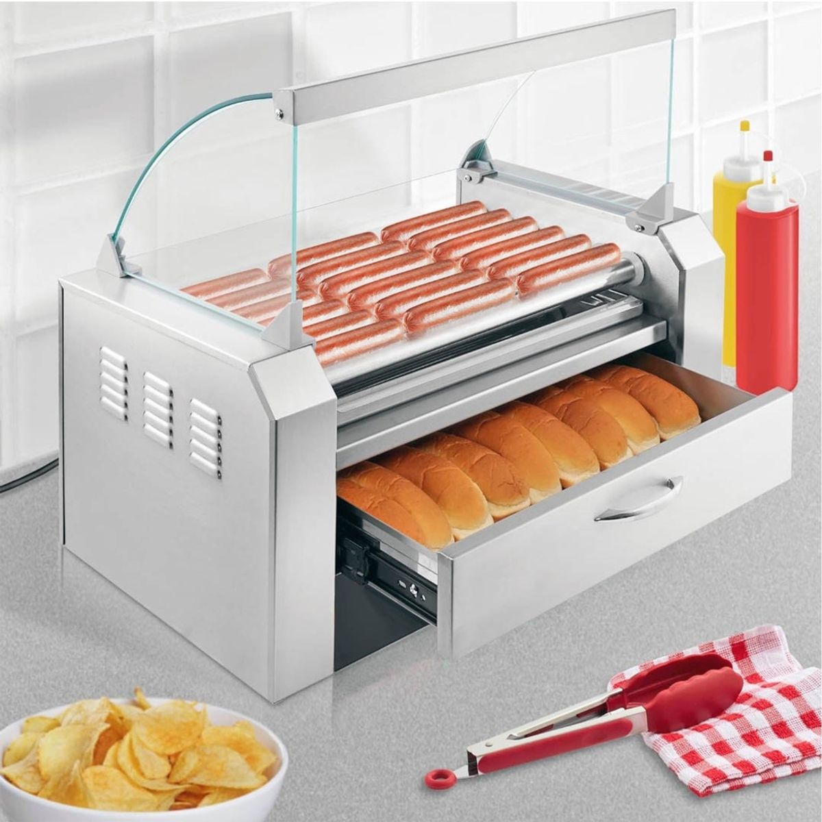 VOLTER - ROSTIZADOR DE VIENESAS CZ-9W CON CUPULA Y CAJON DE PAN VOLTER VOLTER