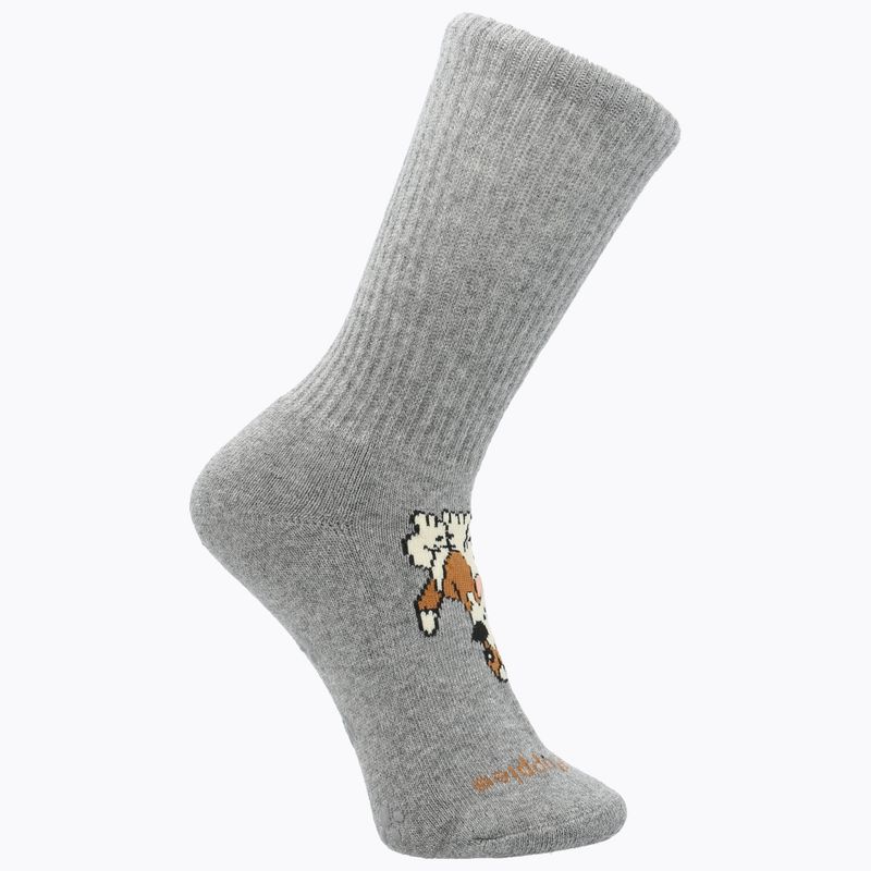 HUSH PUPPIES - Calcetín Algodón Niño Dog Rib Gris HUSH PUPPIES