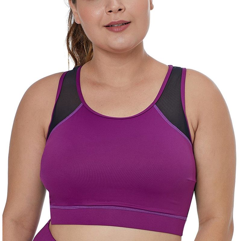 GLORIAHOON - Sheer Top Peto Sosten Deportivo Control Gloriahoon Talla L