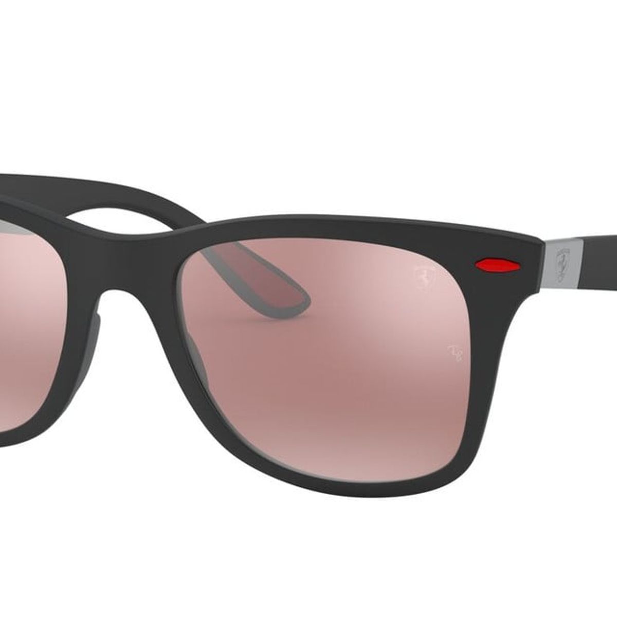 RAY BAN - Anteojos De Sol Ray-Ban RB4195M Ferrari Negro Hombre