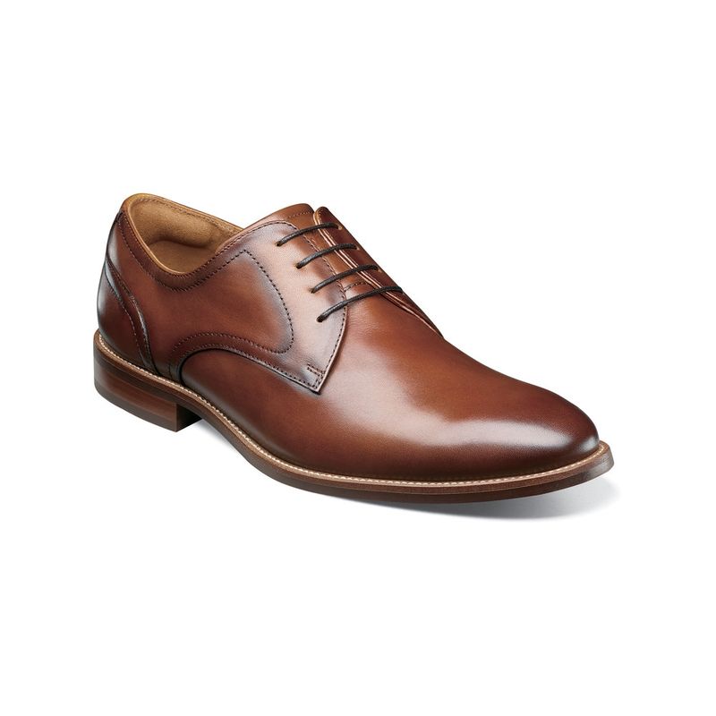 FLORSHEIM - Zapatos Rucci Plain Toe Cognac