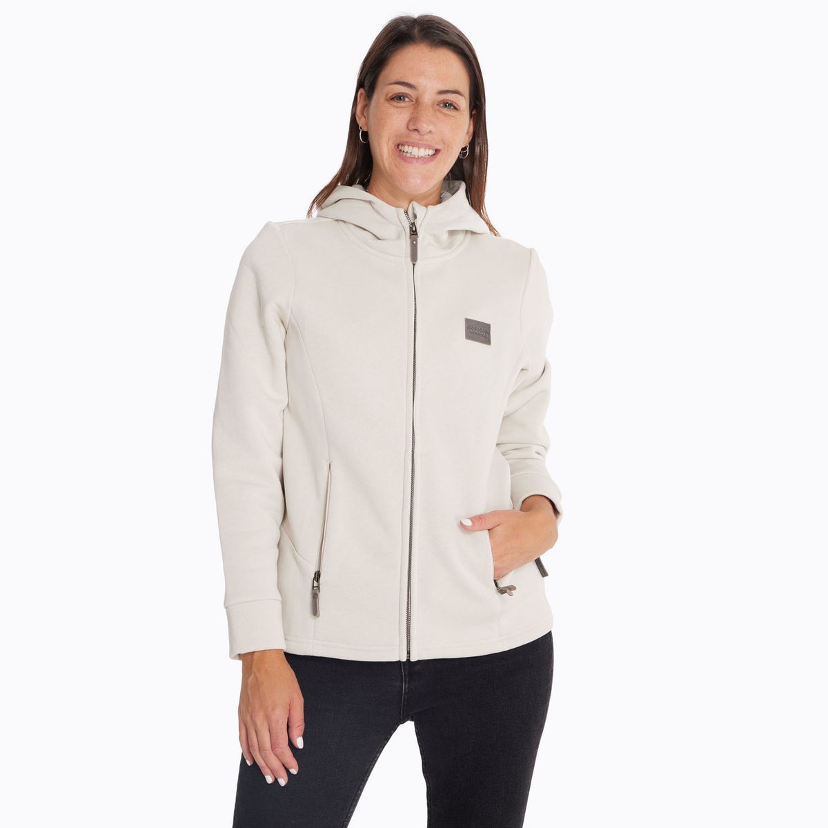 MERRELL - Polerón Mujer Sala Sweatshirt Crema MERRELL