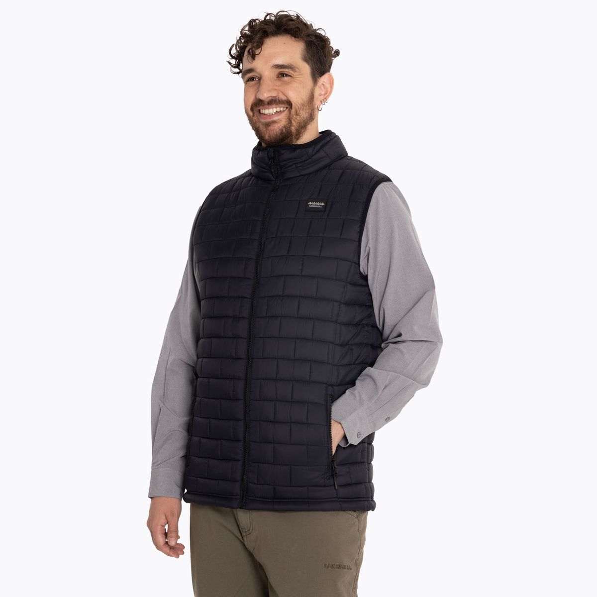MERRELL - Parka Sin Mangas Hombre Vest Negro MERRELL