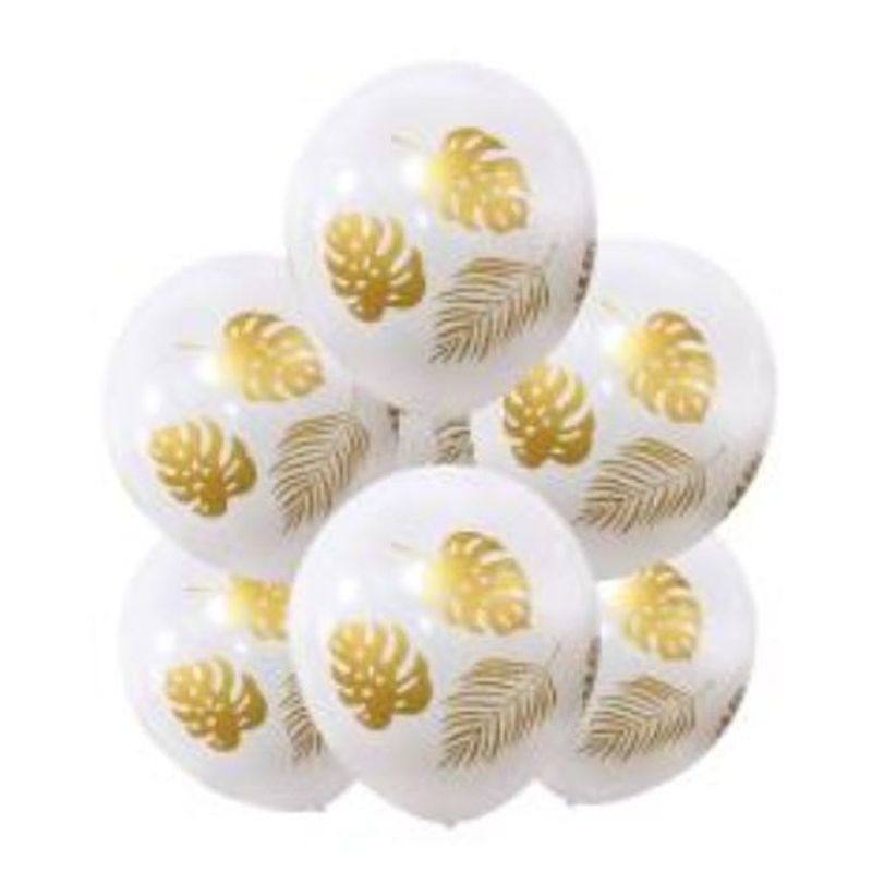 GENERICO - Globo Latex 6 Unidades 30 Cm Color Blanco